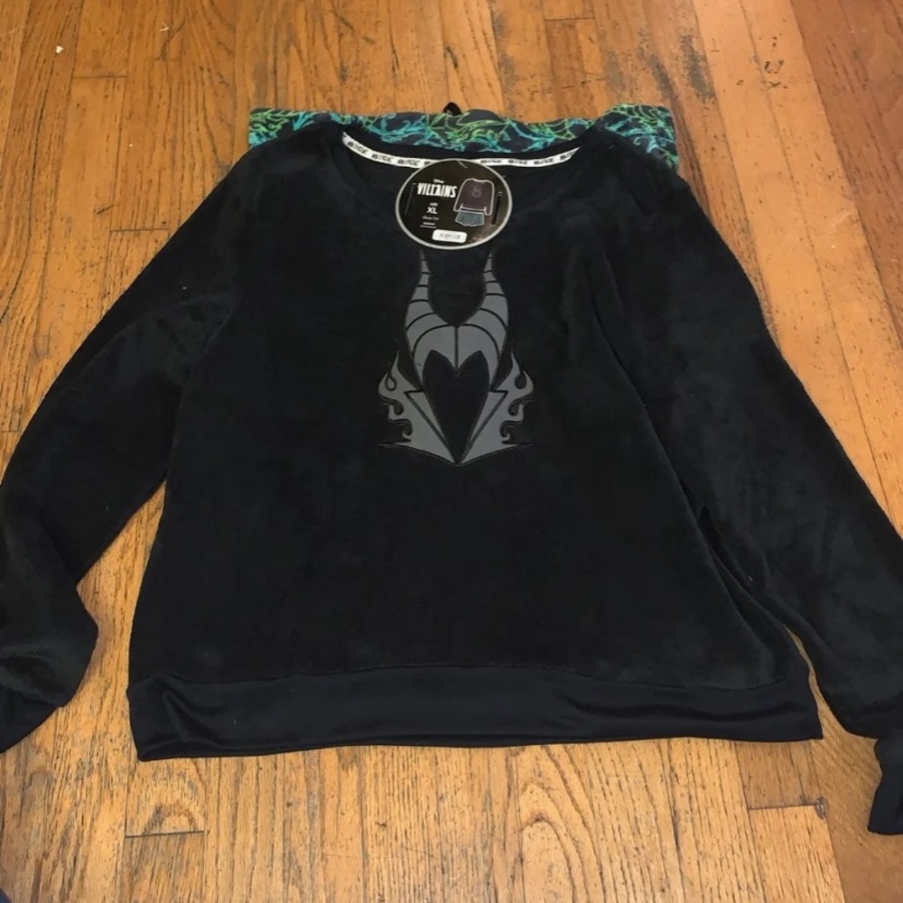 Disney villains maleficent plush pajamas